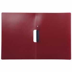 Bewmappe DIN A4 PP bordeaux