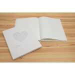 Exacompta Gästebuch Harmony 27x22 weiss 100S