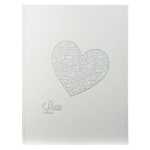 Gästeb 100S. 27x22 HARMONY ws+Herz