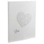 Gästeb 100S. 27x22 HARMONY ws+Herz