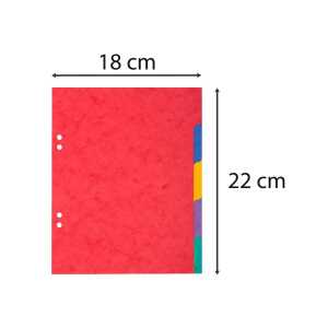 Exacompta Register A5 Manila 5tlg