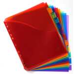 Exacompta Register PP m/tasch+FensttabA4+ 12T