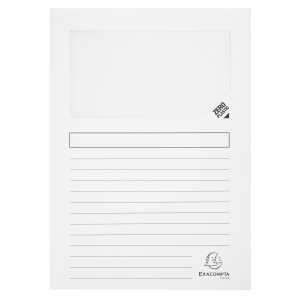 Exacompta Fenstermappe Super-10Farb 100St