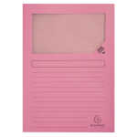 Exacompta Fenstermappe Super-rosa 100St