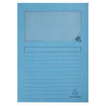 Exacompta Fenstermappe Super-blau 100St