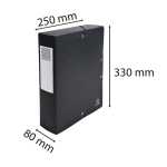 Archivbox mE 80mm Cspan A4 sw