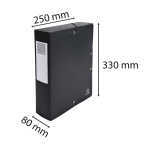 Exacompta Archivbox mE 80mm Manila A4 sw