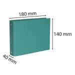 Ringb 100x150 PP oE 2R 25mm dkl.-bl