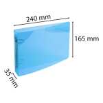 Ringb 165x240 2R 25mm CRYSTAL blau