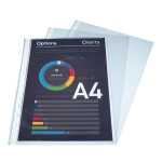 Exacompta Prospekthülle A4 PP genarbt 100St