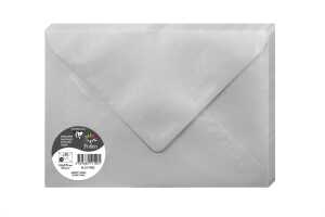 Clairefontaine Umschlag C5 Pollen 120g silber