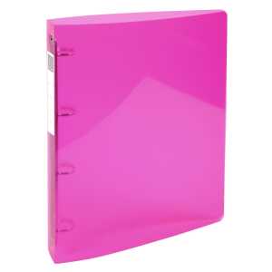 Ringbuch A4/4R 30mm Iderama PP rosa