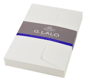 Lalo Umschlag Vergé C6 weiss 50St
