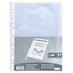 Exacompta Prospekthüllen A4 PP genarbt 50St