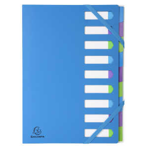 Exacompta Campus Neon Ordnungsmappe 9tlg blau