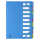 Exacompta Campus Neon Ordnungsmappe 9tlg blau
