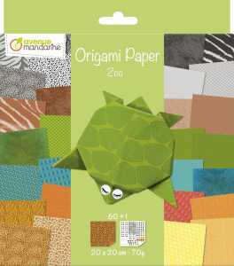 Avenue Mandarine Origamipapier 20x20 60Bl 70g Zoo