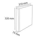 Exacompta Ordner Iderama PP 75mm violett