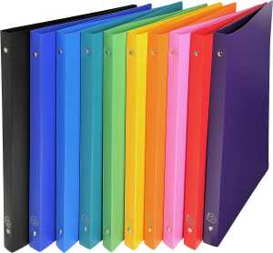 Exacompta Ringbuch A4 Opak 2R 15mm 10Farb sortiert