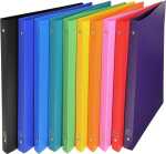 Ringb A4 Uni PP oE 2R 15mm sort