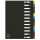 Exacompta Ordnungsmappe A4 Harmon 12tlg sw