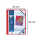 Exacompta Sammelmappe A4 PP KC Transp Rot