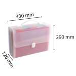 Fächermappe Griff 24 Fächer CRYSTAL