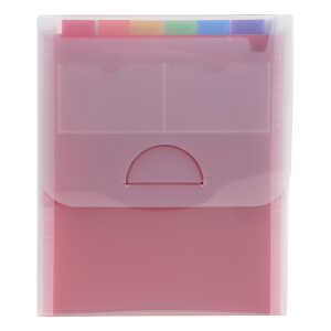 Exacompta Fächermappe Crystal vertikal 6tlg tr