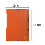 Exacompta Sammelmappe PP GZ 0.5MM orange