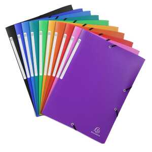 Exacompta Sammelmappe A4 mE PP 0,5mm OPAK sort. 3130630558408