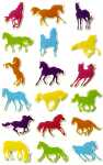 Maildor Stickers Cooky Pferde 7,5x12 1Bg