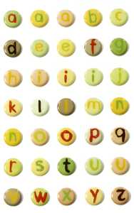 Maildor Stickers Cooky Alphabet kl 7,5x12 1Bg
