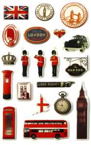 Maildor Stickers Cooky London 7,5x12 1Bg