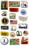 Maildor Stickers Cooky USA 7,5x12 1Bg