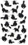 Maildor Stickers Cooky Katzen2 7,5x12 1Bg