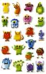 Maildor Stickers Cooky Monster2 7,5x12 1Bg