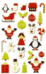 Maildor Stickers Cooky Weihnachten 7,5x12 1Bg