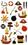 Maildor Stickers Cooky Piraten 7,5x12 1Bg