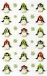 Maildor Stickers Cooky Pinguine 7,5x12 1Bg 3065505605379
