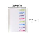 Ordmap A4 Chromal Sichtf 8tlg sort