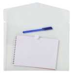 Prospekth velcro A4 PP 5St cristal