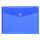 Exacompta Prospekthülle velcro A4 PP blau 5St