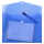 Exacompta Prospekthülle velcro A4 PP blau 5St