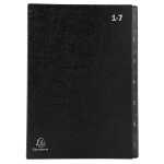 Pultordner 1-7 Hartpappe schwarz