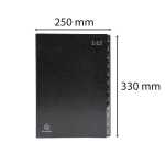 Pultordner Ordonator 1-12 schwarz