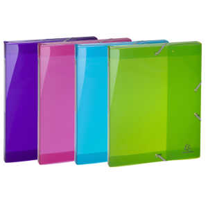 Exacompta Archivbox Iderama PP A4 R25mm sort.