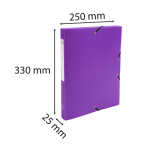 Exacompta Archivbox mE 25mm PP 0,8mm vio