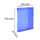 Exacompta Archivbox mE 25mm PP Croma blau