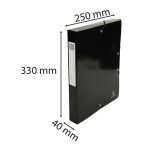 Exacompta Archivbox Iderama 40mm schwarz