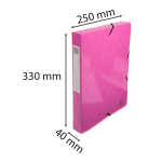 Exacompta Archivbox Iderama 40mm rosa